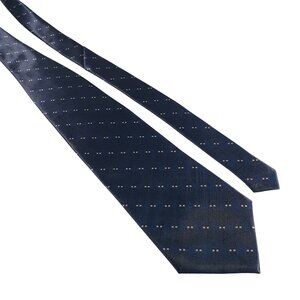 Fuliwang Men Necktie Accessory Blue White Shiny Office Work Casual Dad Gift